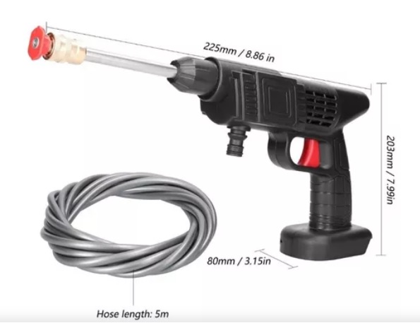 Miniatura 6 de Hidrolavadora Inhalambrica Doble Bateria